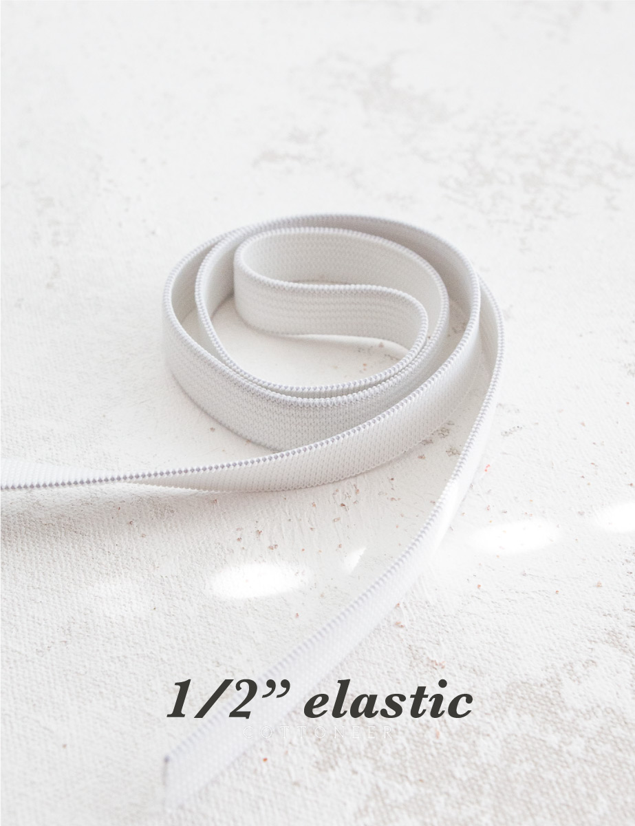 1 Inch Elastic Natural Cotton Braided Elastic High Quality Elastic