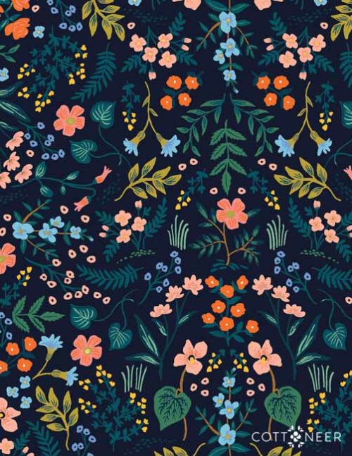 Shop Wildwood Fabric by Rifle Paper Co for Cotton and Steel!