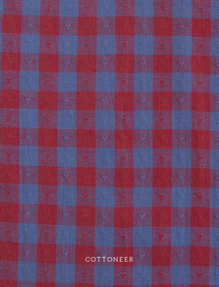 Gingham Hearts in Royal | Queen of Hearts by Fableism Supply Co - Image 2