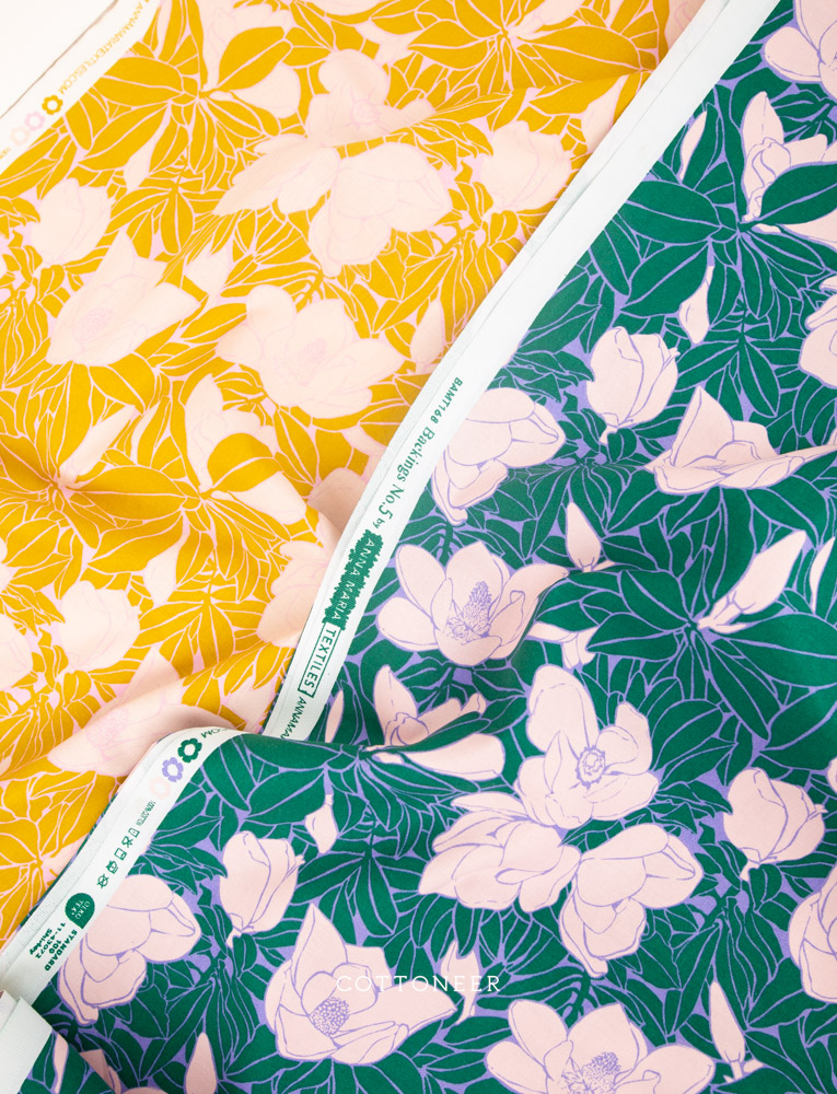 Magnolia in Jewel | Backings No.5 by Anna Maria | 108" Wide - Image 2