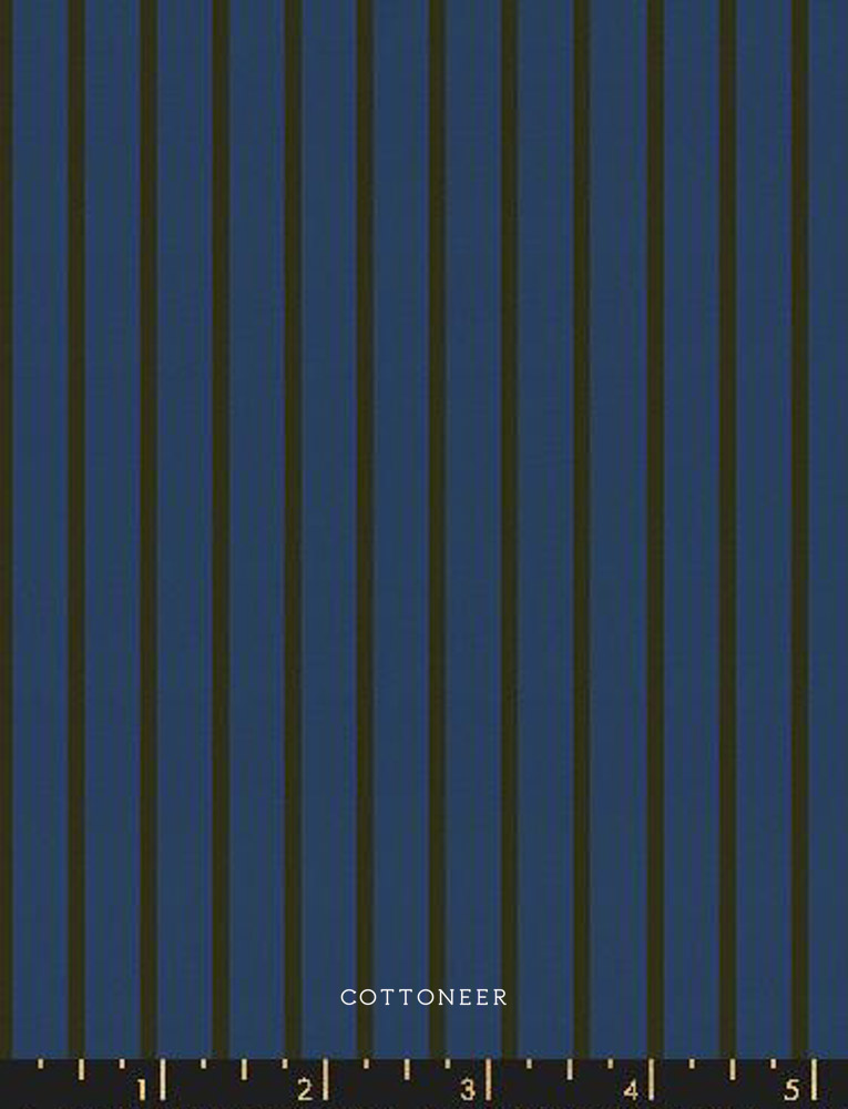 Warp & Weft Lucky: Apron Stripe in Navy Warp & Weft Lucky: Apron Stripe in Navy