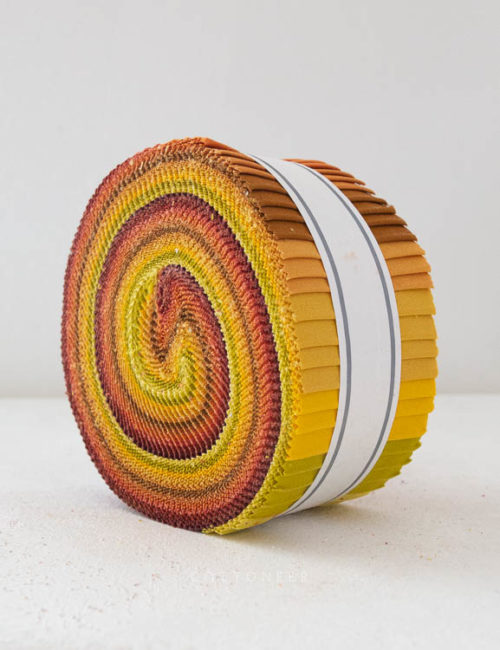 Robert Kaufman Kona Cotton - Bundle Da 12 Tessuti Pretagliati In Cotone - Tonalità Autunnali - Fat Quarter Per Quilting E Patchwork - 3