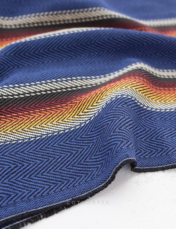 Robert Kaufman Fabrics Baja Blanket Stripe Yarn Dyed Sunset - Sewtopia