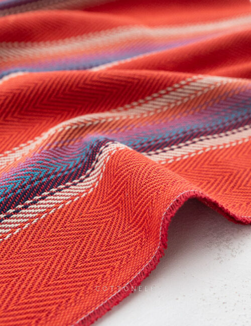 Robert Kaufman Fabrics Baja Blanket Stripe Yarn Dyed Sunset - Sewtopia