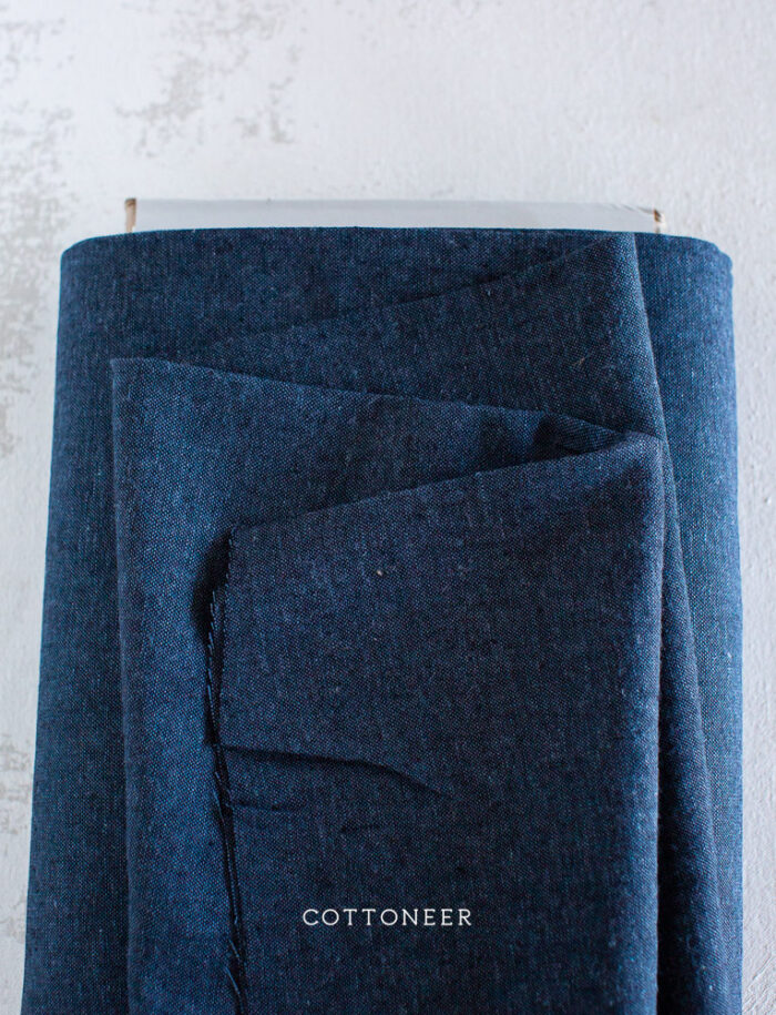 Brussels Washer Yard-Dyed Rayon/Linen Blend in Deep - Image 3