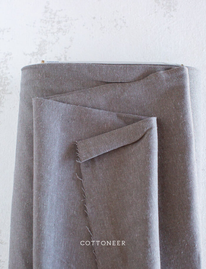 Brussels Washer Yard-Dyed Rayon/Linen Blend in Graphite - Image 3