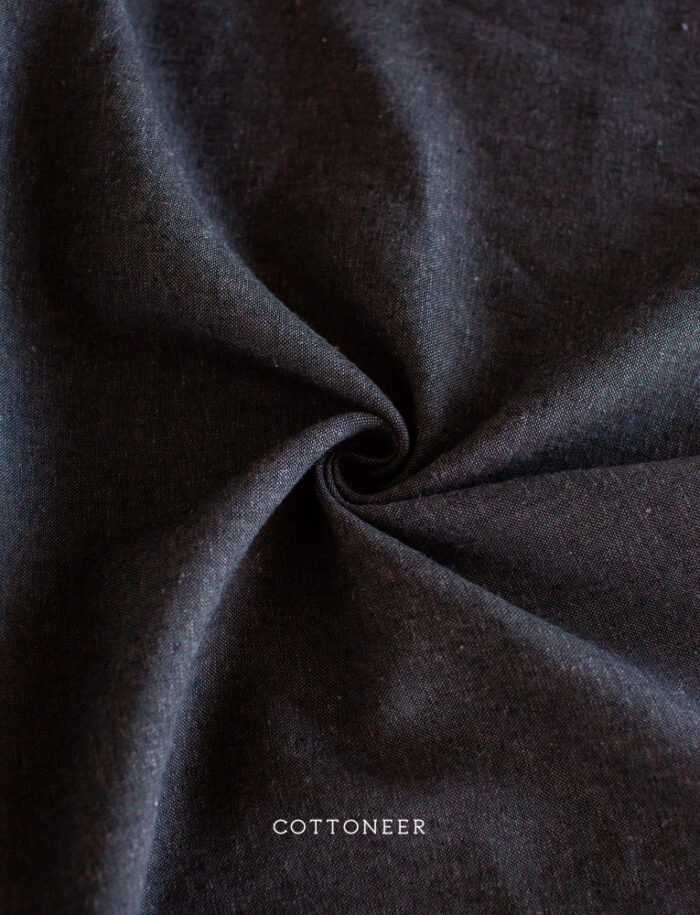 Brussels Washer Yard-Dyed Rayon/Linen Blend in Onyx - Image 2