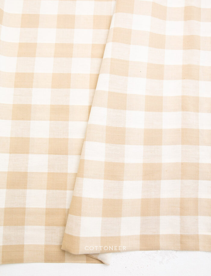 Buffalo Check Beige | Cottage Yarn-Dyed Homespun - Image 2