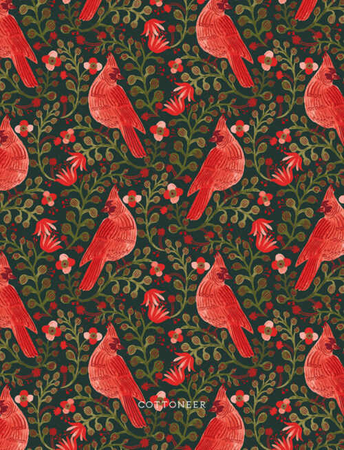 cardinals-evergreen-metallic-holiday-classics-by-rifle-paper-co