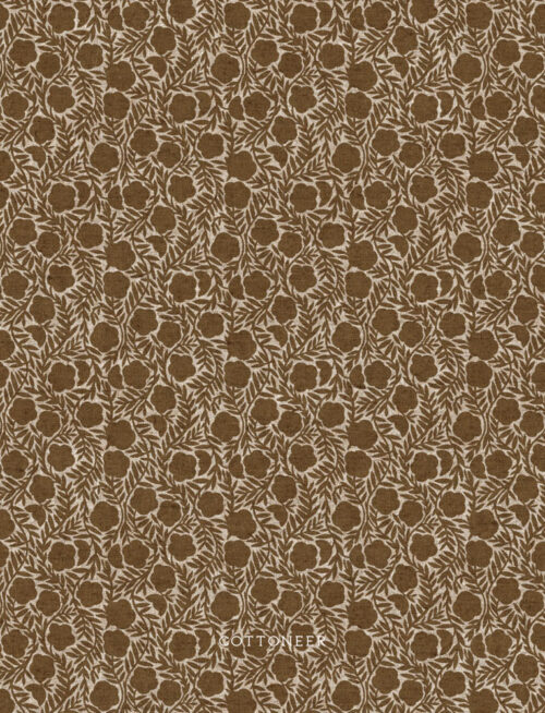 chain-floral-in-ochre-rhythm-&-leaves-by-cecilia-pettersson