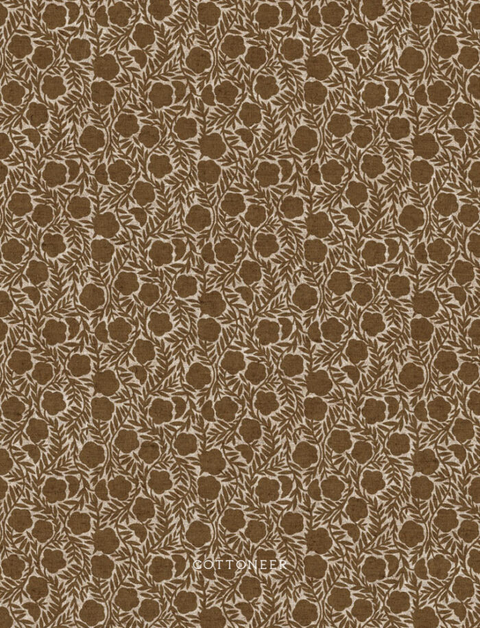 chain-floral-in-ochre-rhythm-&-leaves-by-cecilia-pettersson