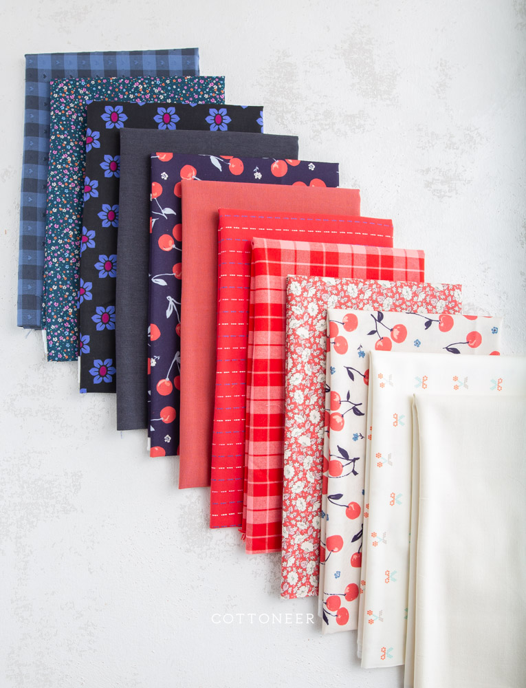 Cherries Cream | Jubilant By Alison Janssen for Cloud9 Fabrics - Image 3