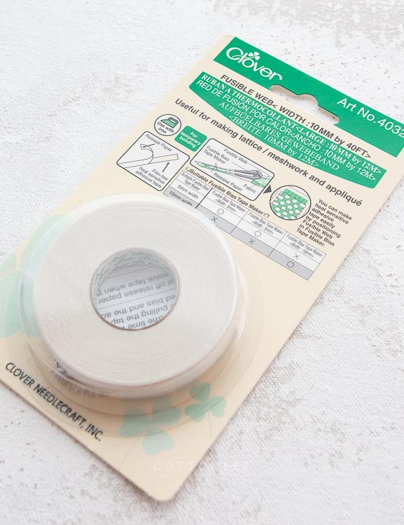 Clover Fusible Bias Tape Web - 5mm