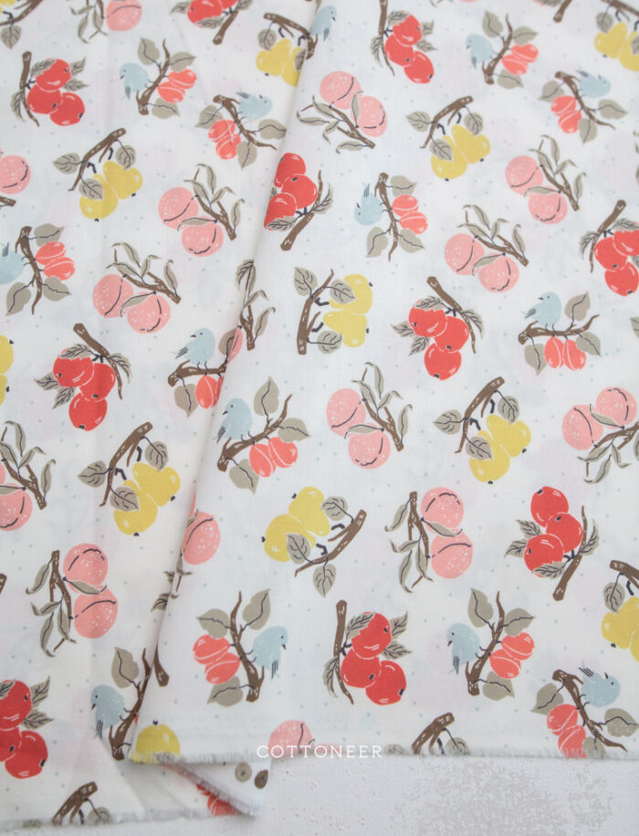 Orchard Ivory | Cottage Garden Organic Cotton by Kimberly Morgan for Cloud9 Fabrics - Image 3