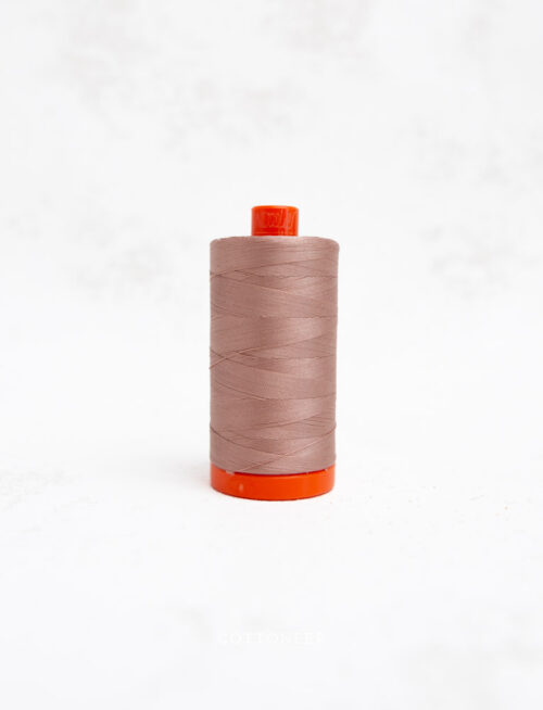 cotton-mako-thread-50wt-1300m-antique-blush-2375-aurifil-thread-112