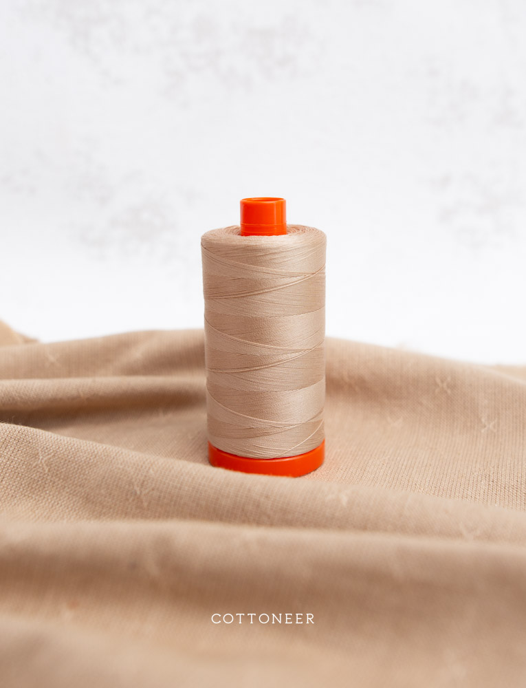 cotton-mako-thread-50wt-1300m-beige-2314-aurifil-thread-87