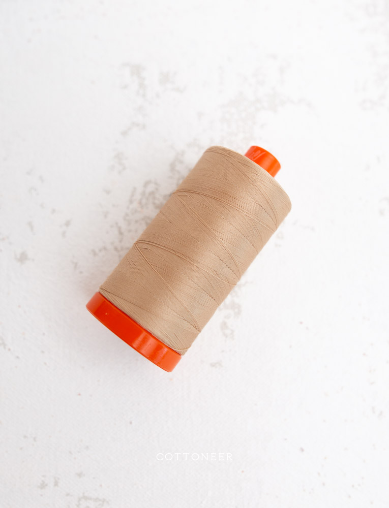 cotton-mako-thread-50wt-1300m-beige-2314-aurifil-thread-89