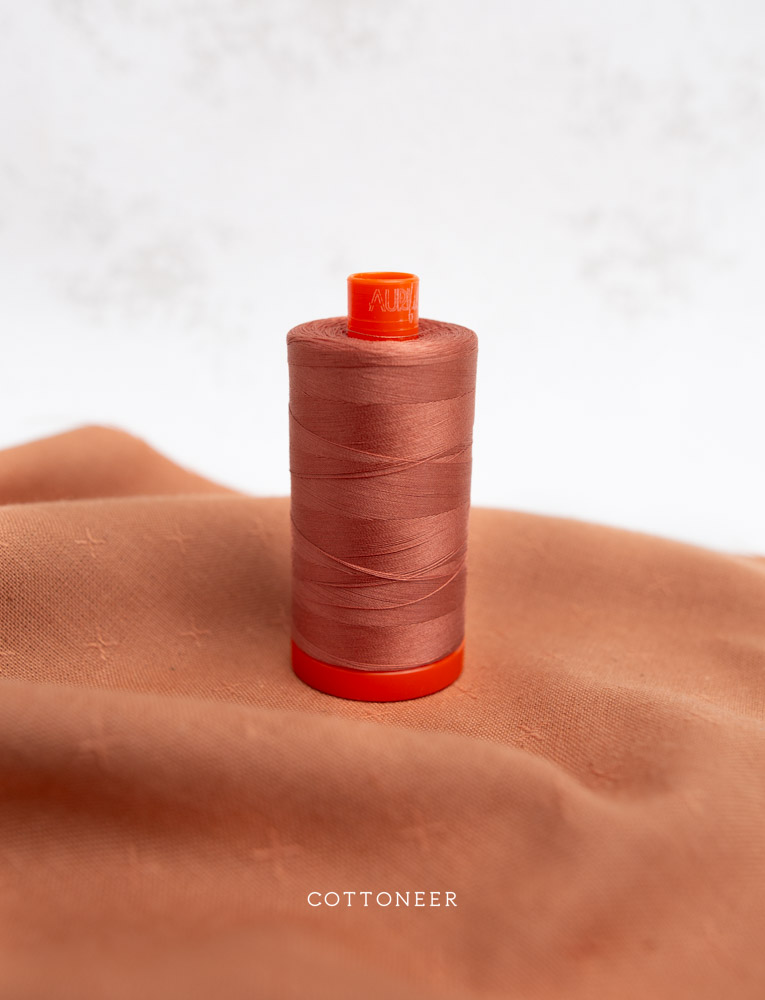 Cinnabar | 50wt Aurifil 100% Cotton Mako Thread - 1,422 Yards (6728) - Image 3