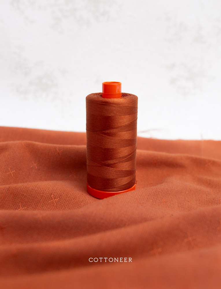 cotton-mako-thread-50wt-1300m-cinnamon-toast-2390-aurifil-thread-119