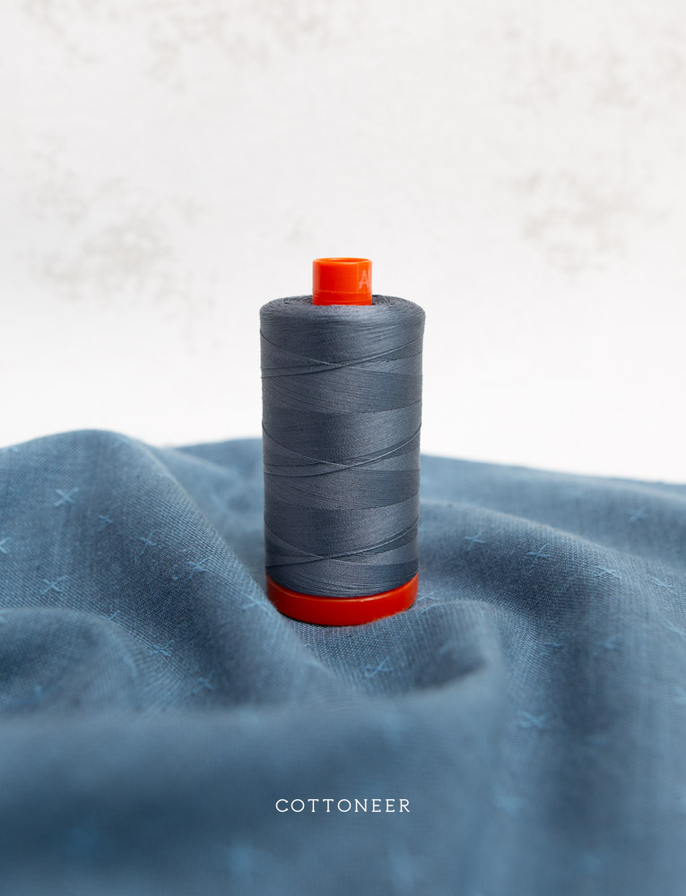 cotton-mako-thread-50wt-1300m-dark-grey-1246-aurifil-thread-132