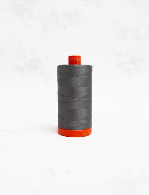 cotton-mako-thread-50wt-1300m-grey-smoke-5004-aurifil-thread-129