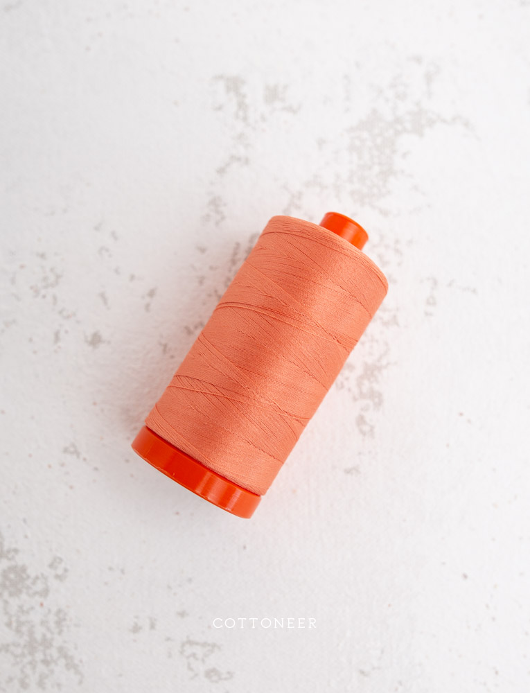 Light Salmon | 50wt Aurifil 100% Cotton Mako Thread - 1,422 Yards (2220) - Image 2