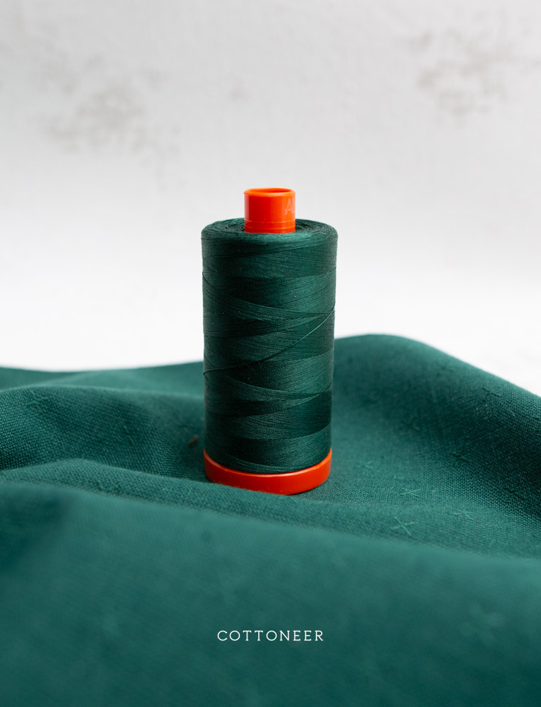 cotton-mako-thread-50wt-1300m-medium-spruce-2885-aurifil-thread-156