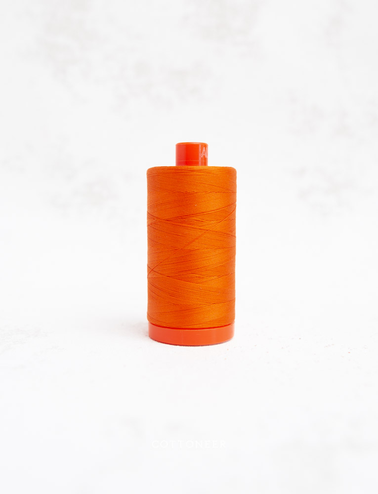 cotton-mako-thread-50wt-1300m-orange-2235-aurifil-thread-11