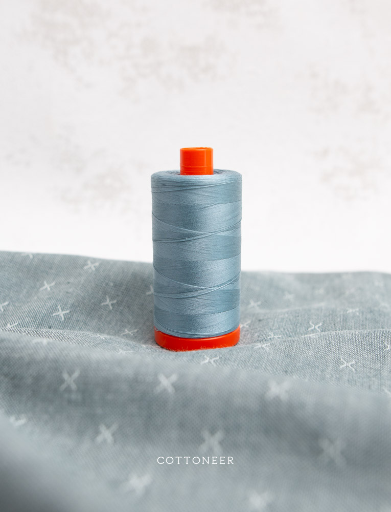 cotton-mako-thread-50wt-1300m-sugar-paper-5008-aurifil-thread-55