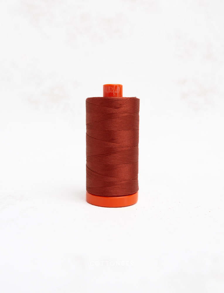 cotton-mako-thread-50wt-1300m-terracotta-2385-aurifil-thread-122