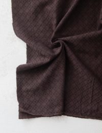 Ebony | Crossed Diamond Woven - Cottoneer Fabrics