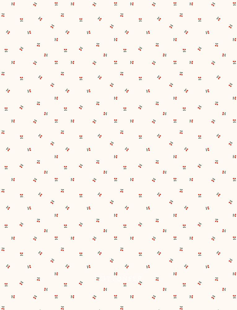 ditsy-cherries-cream-cherry-orchard-by-bernadett-urbanovics