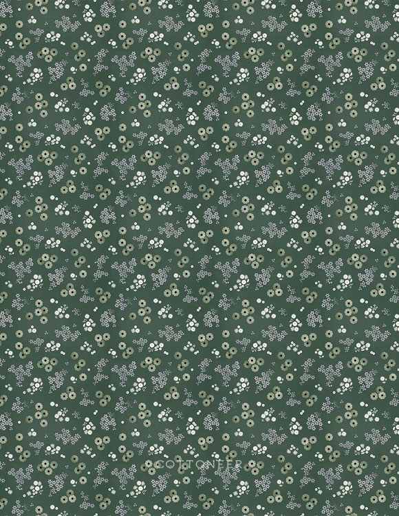 ditsy-floral-in-green-honey-bloom-by-laura-c.-moyer