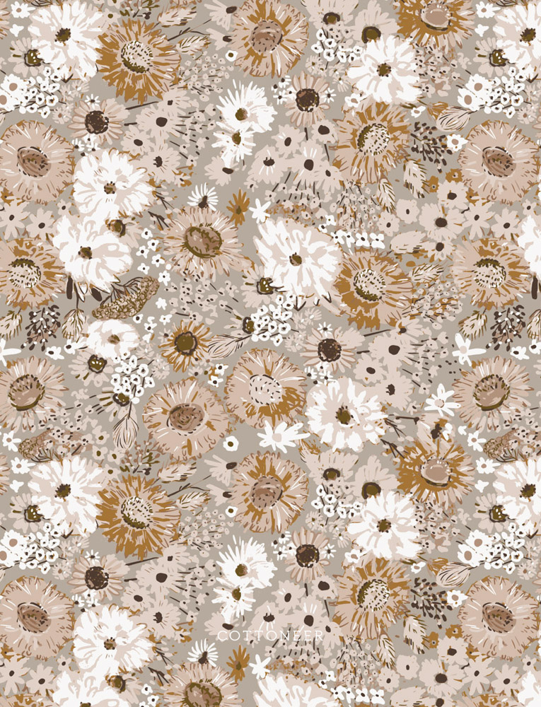 floral-taupe-blossom-breeze-by-bernadett-urbanovics