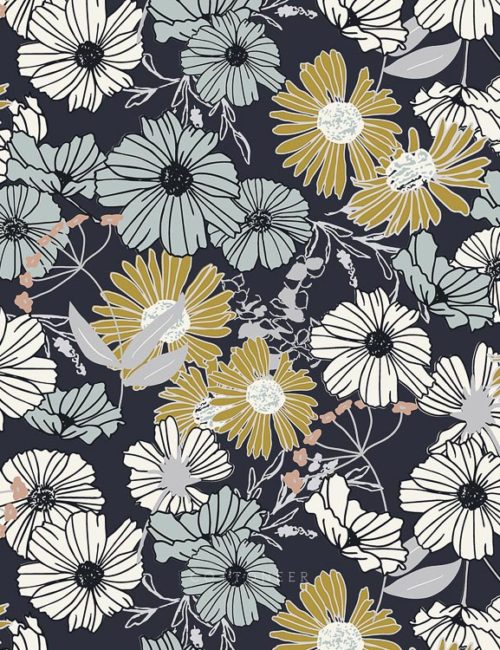 Wallflower by Hope Johnson Cottoneer Fabrics