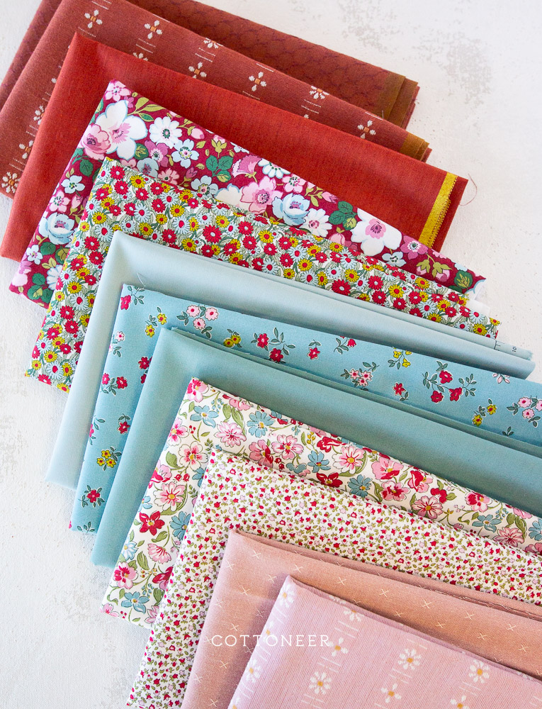 Posy Spring C Heirloom 4 by Liberty Fabrics Cottoneer Fabrics