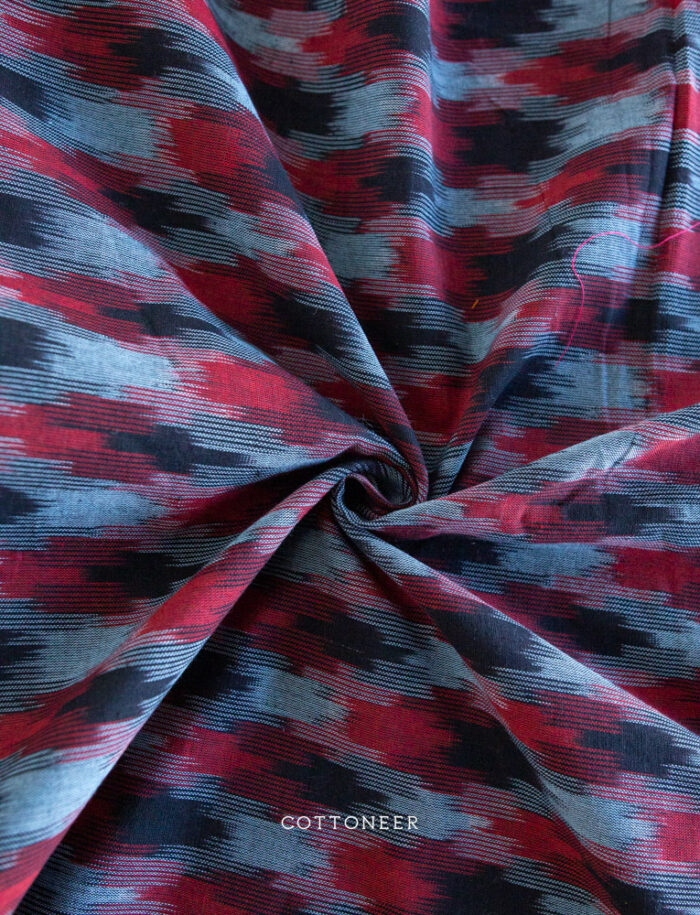 Ikat Multi | Indian Imported Fabric - Image 3
