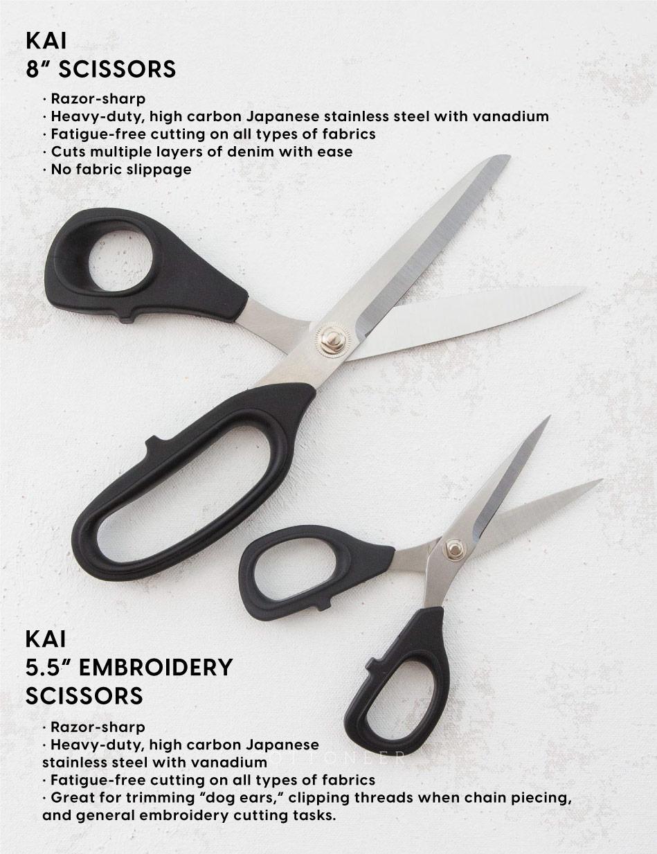 Kai 5135 Embroidery Scissors - 5 1/2 - WAWAK Sewing Supplies