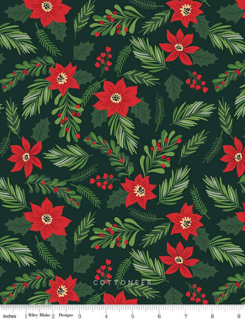 Christmas + Holiday Fabrics Available in Yardage at Cottoneer Fabrics!