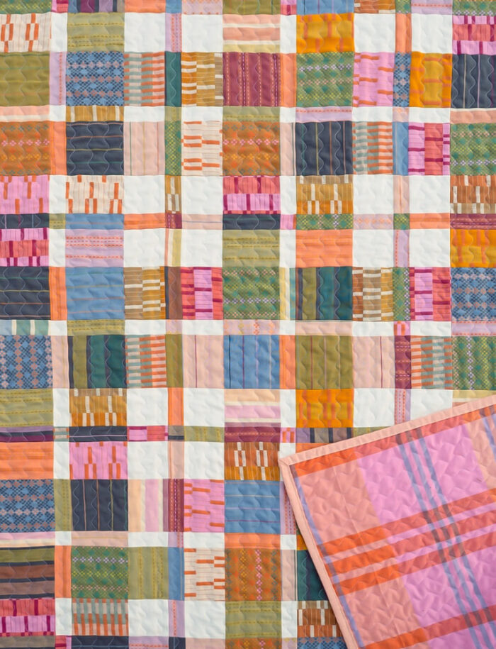 Lucky Loom Mini Plaid-Ish Quilt Kit for Kitchen Table Quilting - Image 4