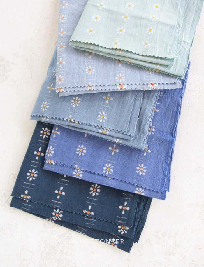 New! Daisy Woven in Cornflower | Forest Forage by Fableism Supply Co - Image 2