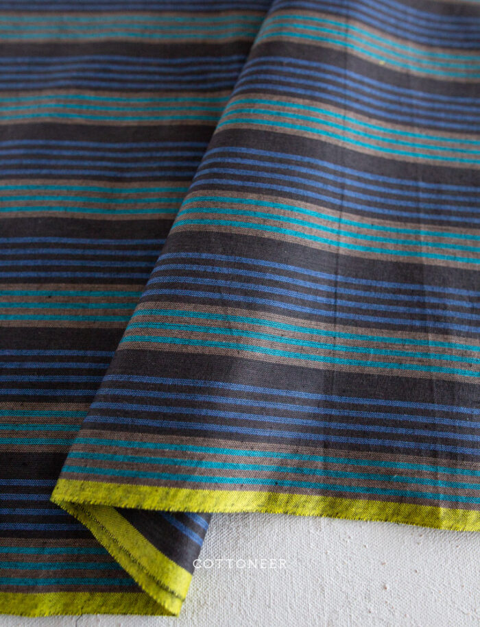 Ribbon Stripe Soft Black | Ooh Lucky Lucky Warp & Weft by Alexia Marcelle Abegg - Image 2