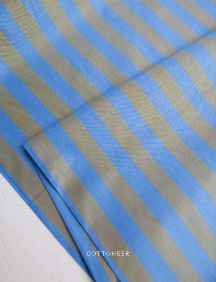 Clothesline Stripe Golden | Ooh Lucky Lucky Warp & Weft by Alexia Marcelle Abegg - Image 2