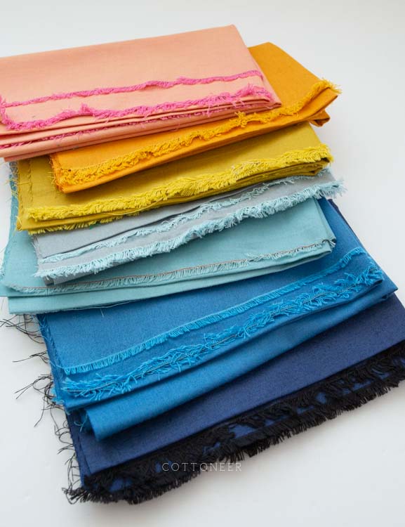 Peppered Cottons Shot Cotton Fabric by Pepper Cory Cottoneer Fabrics