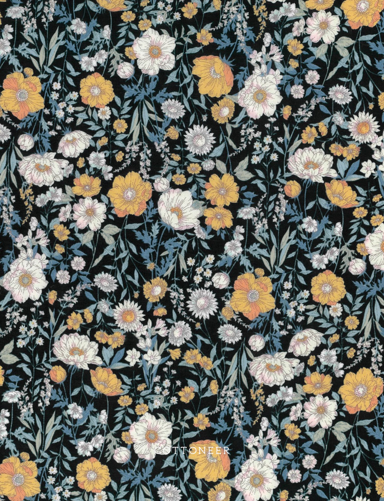 poppies-black-golden-cotton-lawn-flownny-kokka