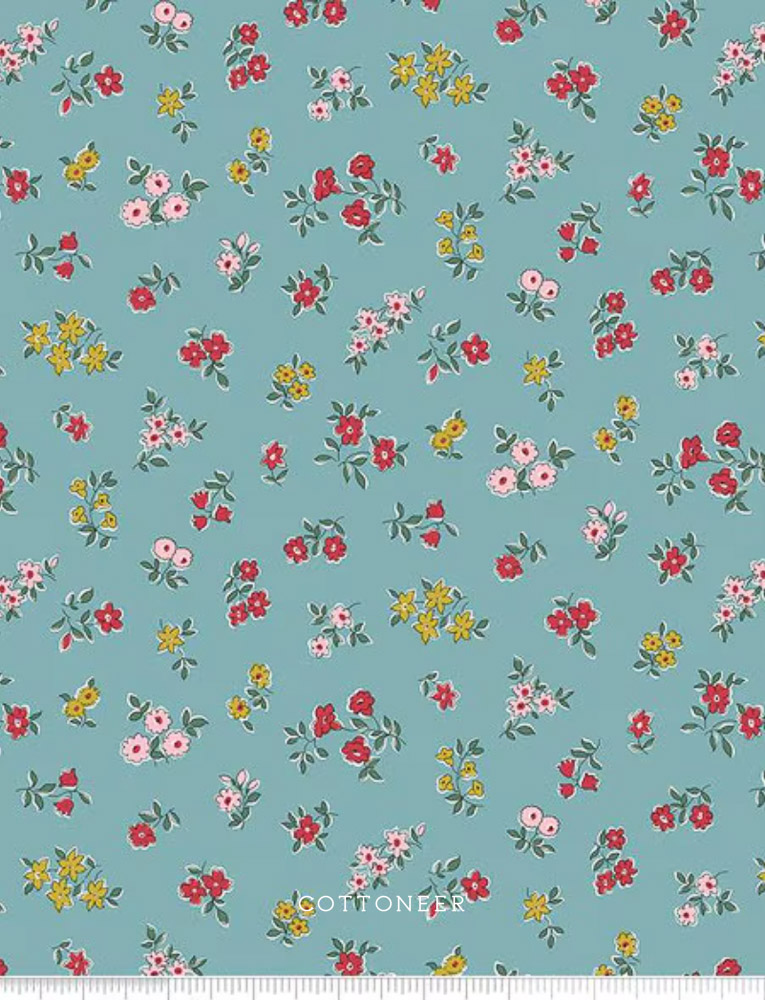 Posy Spring C Heirloom 4 by Liberty Fabrics Cottoneer Fabrics