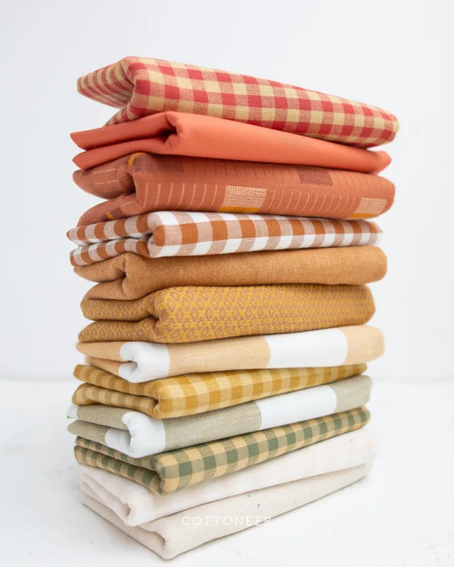 Fall time is just around the corner! We can feel it in the air as the weather gets cooler and the days get shorter. The Well Plaid Bundle shows off it’s rich, earthy tones and classic plaids that are perfectly portraying major autumn vibes!🍂🍂
-  #fabricstore #fabric #quilt #quilter #quilting #quiltersofawesome #quiltergonnaquilt #cottoneerfabrics #cottoneer #fabricyardage #bundles #cottoneerbundles #fatquarter #fabricbundles #fallbundle #autumnbundle