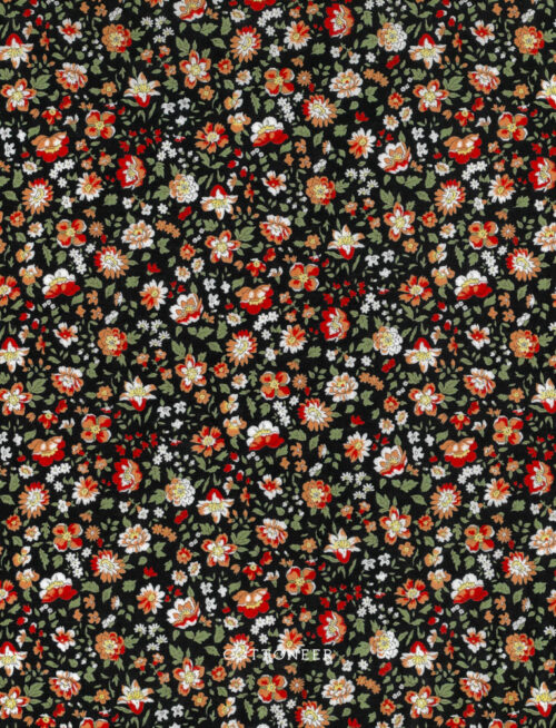 scattered-blooms-red-black-cotton-lawn-flownny-kokka