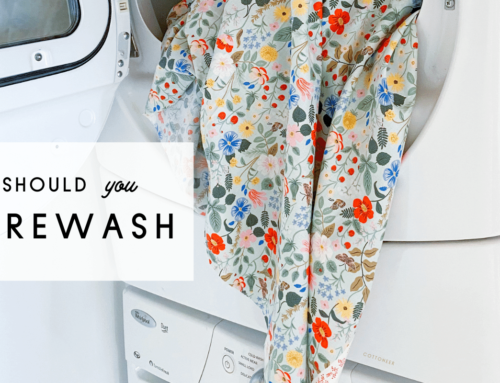To Prewash or Not to Prewash