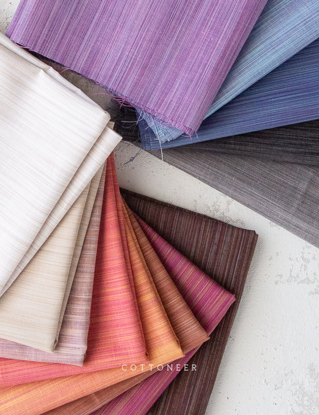 Sand  Space Dye by Figo Fabrics - Cottoneer Fabrics